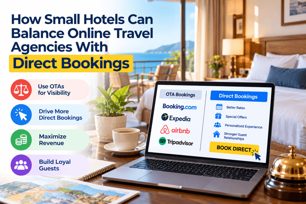 How Small Hotels Can Balance Online Travel Agencies With Direct Bookings